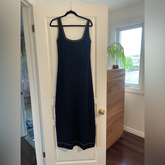 Ganni Black Vented Mini Dress - Picture 8 of 8